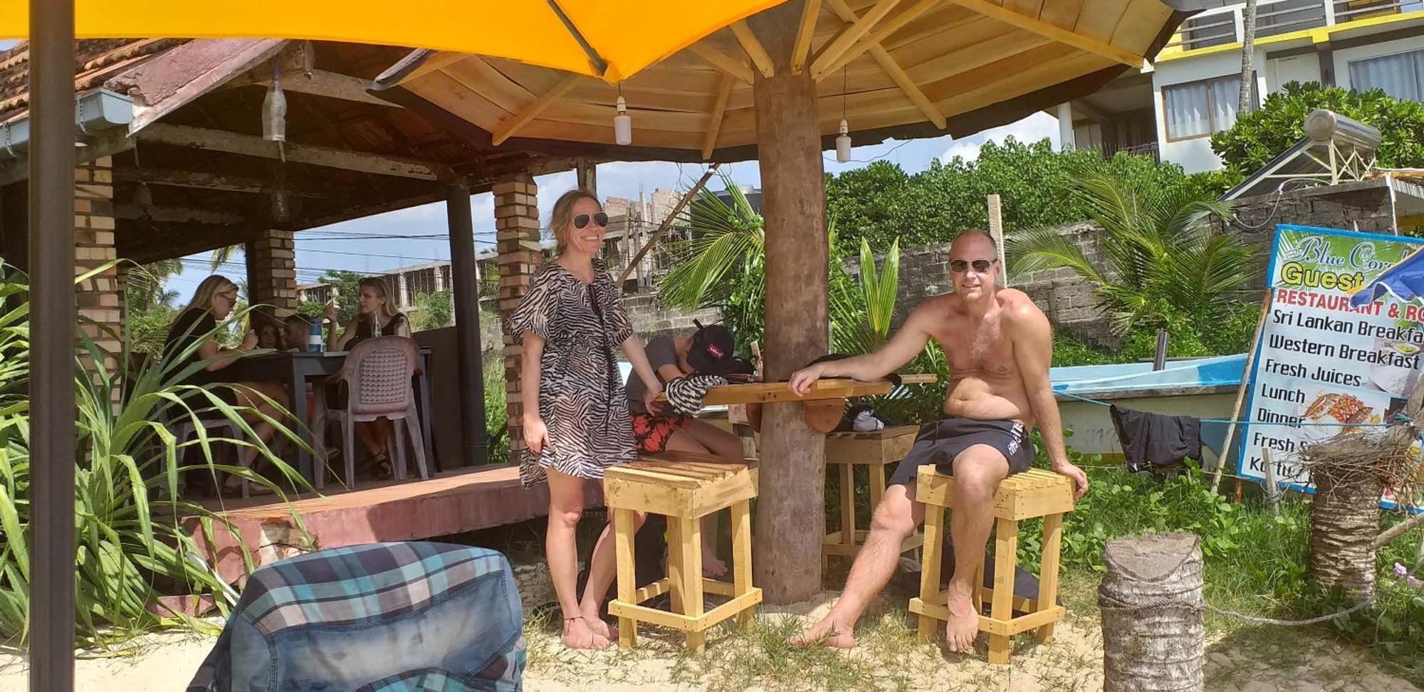 Blue Corals Beach Bungalow Matara Ngoại thất bức ảnh